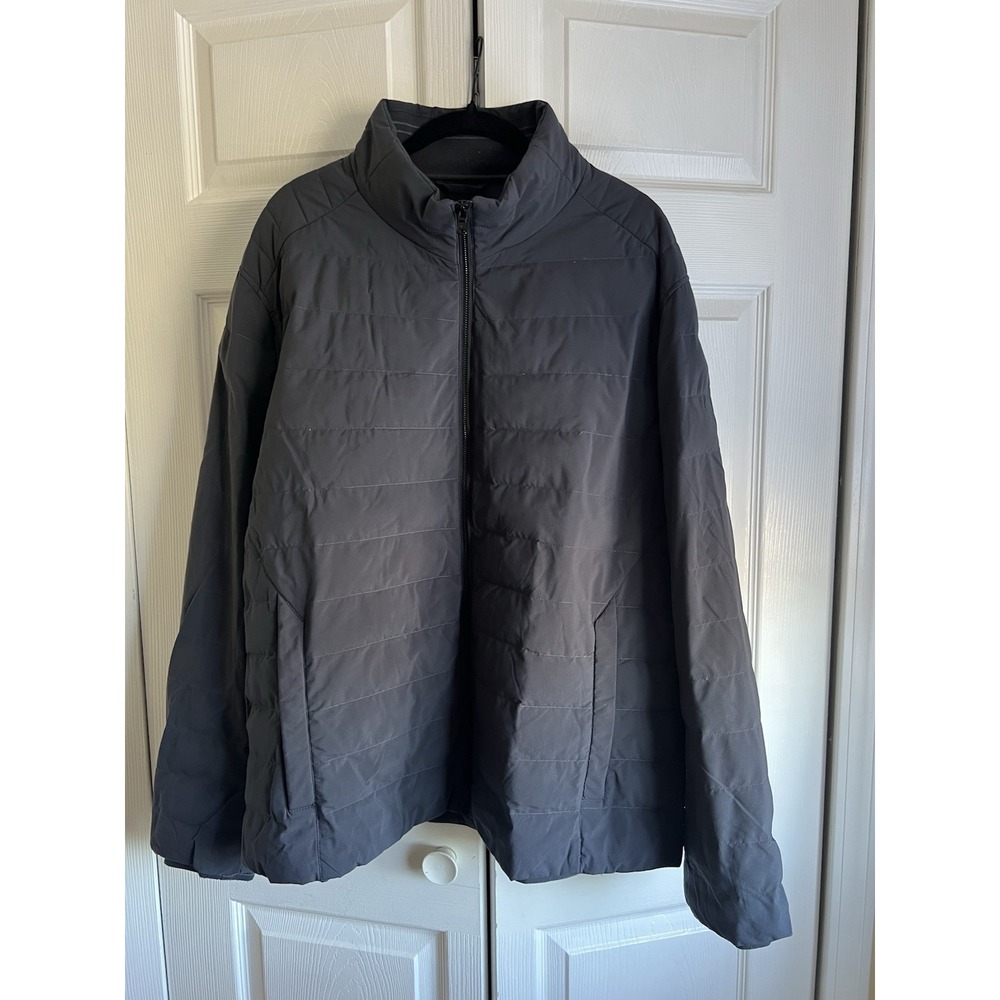 Dark Grey Michael Kors Quilted Men's XXL Puffer  Jacket
